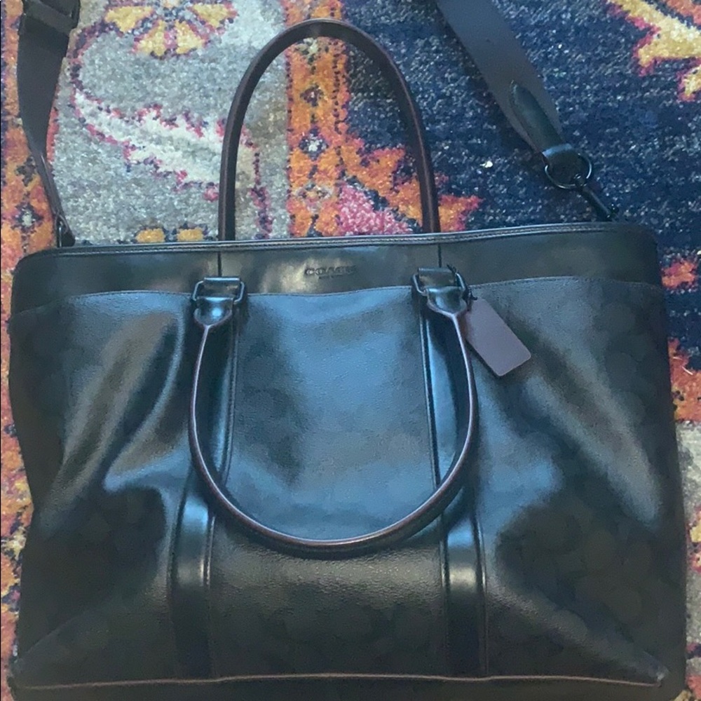 EUC Coach Laptop Tote